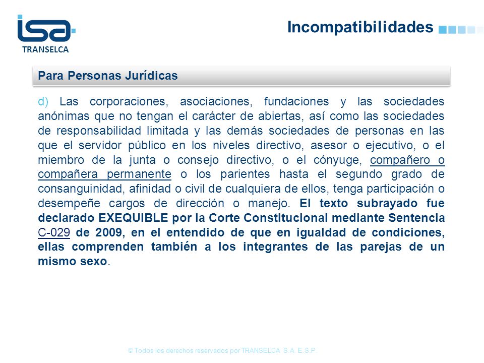 © Todos los derechos reservados por TRANSELCA S.A. E.S.P.