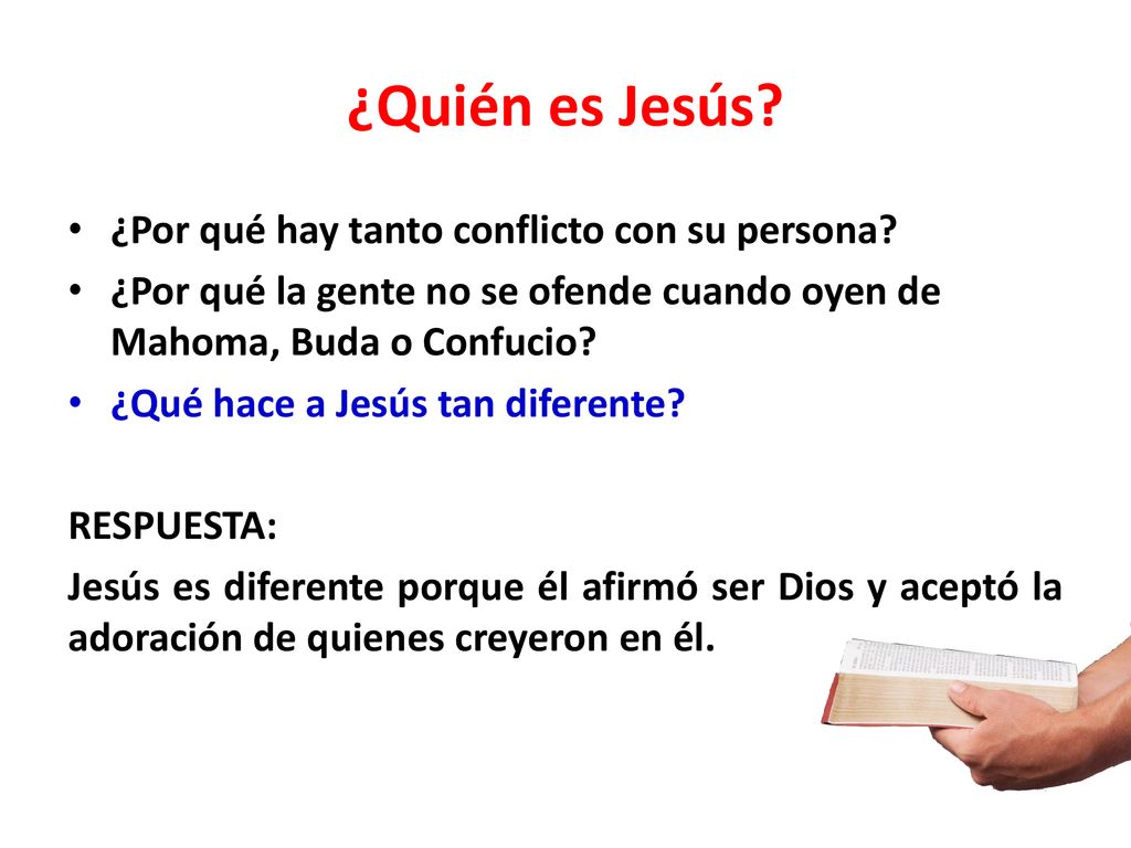 ¿Quién es Jesús ¿Por qué hay tanto conflicto con su persona