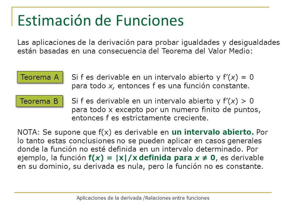 Estimación de Funciones