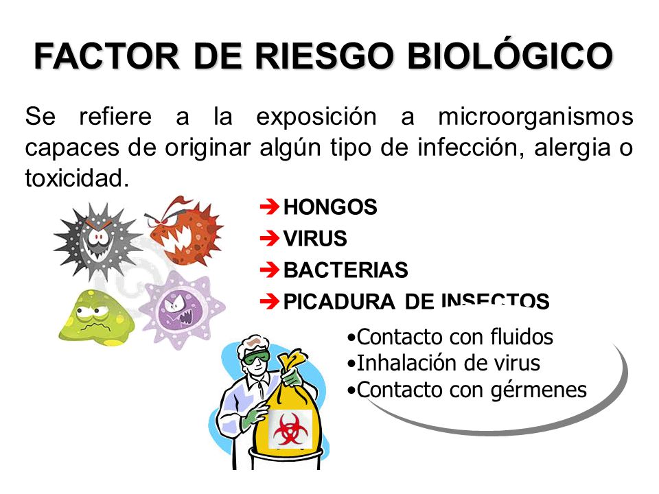 FACTOR DE RIESGO BIOLÓGICO