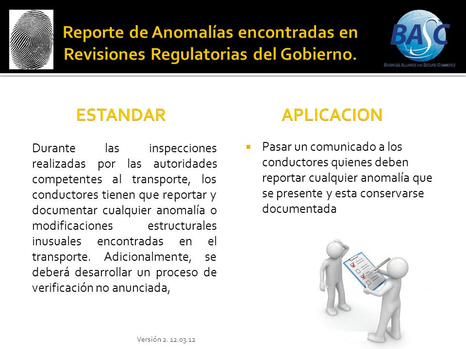 Reporte de Anomalías encontradas en Revisiones Regulatorias del Gobierno.