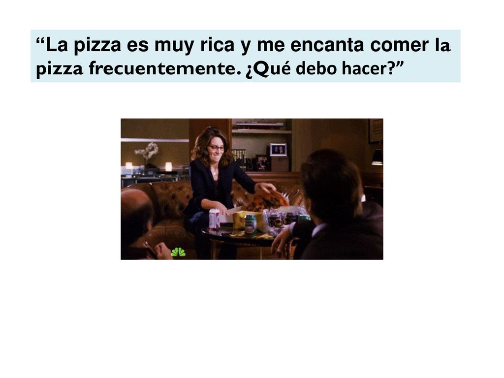La pizza es muy rica y me encanta comer la pizza frecuentemente