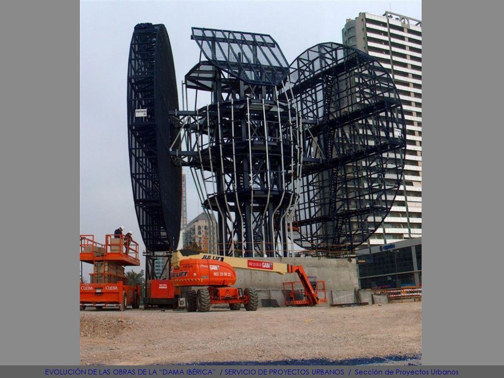EVOLUCIÓN DE LAS OBRAS DE LA DAMA IBÉRICA / SERVICIO DE PROYECTOS URBANOS / Sección de Proyectos Urbanos