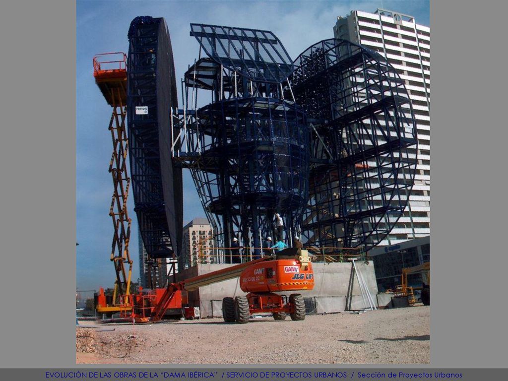 EVOLUCIÓN DE LAS OBRAS DE LA DAMA IBÉRICA / SERVICIO DE PROYECTOS URBANOS / Sección de Proyectos Urbanos