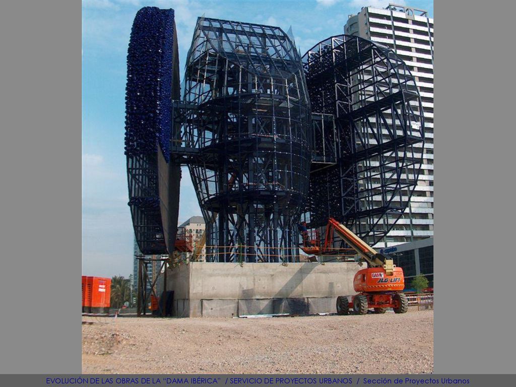 EVOLUCIÓN DE LAS OBRAS DE LA DAMA IBÉRICA / SERVICIO DE PROYECTOS URBANOS / Sección de Proyectos Urbanos
