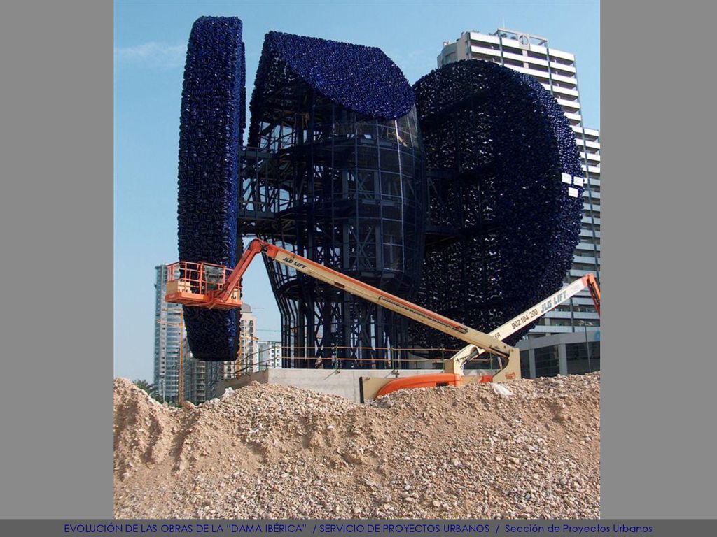 EVOLUCIÓN DE LAS OBRAS DE LA DAMA IBÉRICA / SERVICIO DE PROYECTOS URBANOS / Sección de Proyectos Urbanos