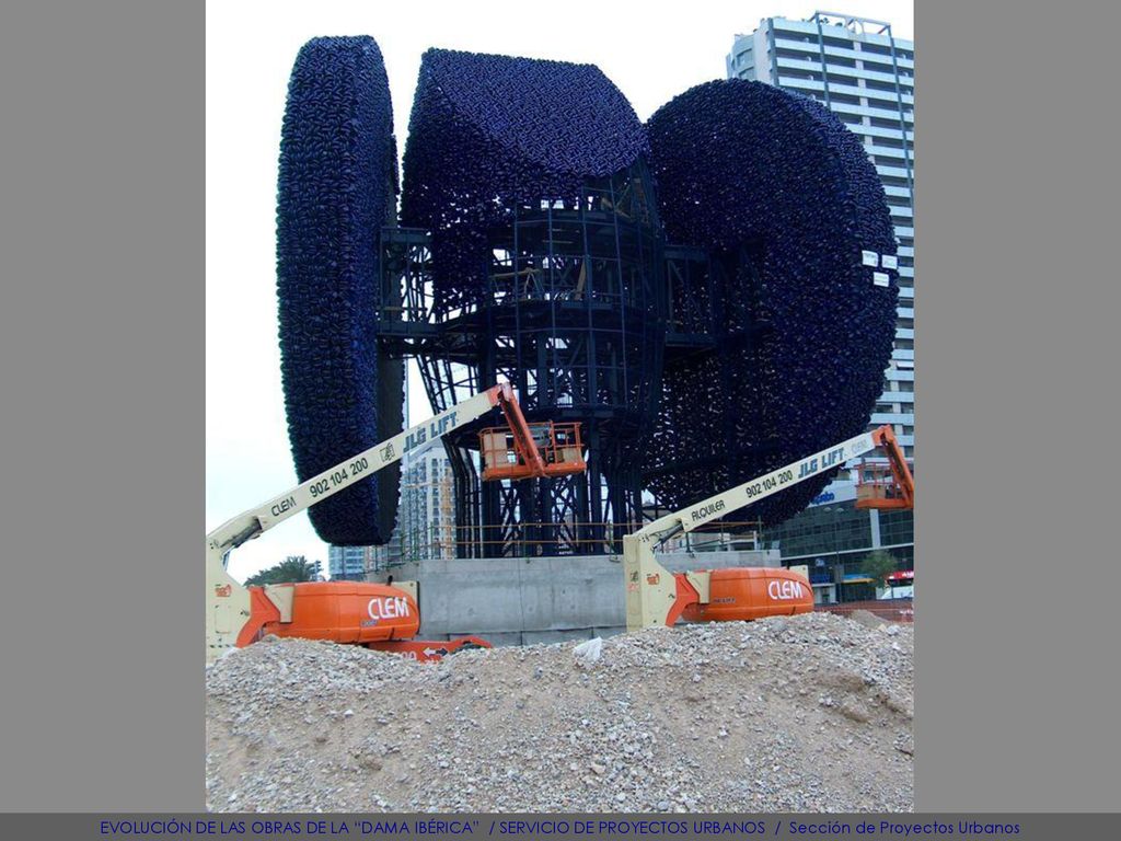 EVOLUCIÓN DE LAS OBRAS DE LA DAMA IBÉRICA / SERVICIO DE PROYECTOS URBANOS / Sección de Proyectos Urbanos