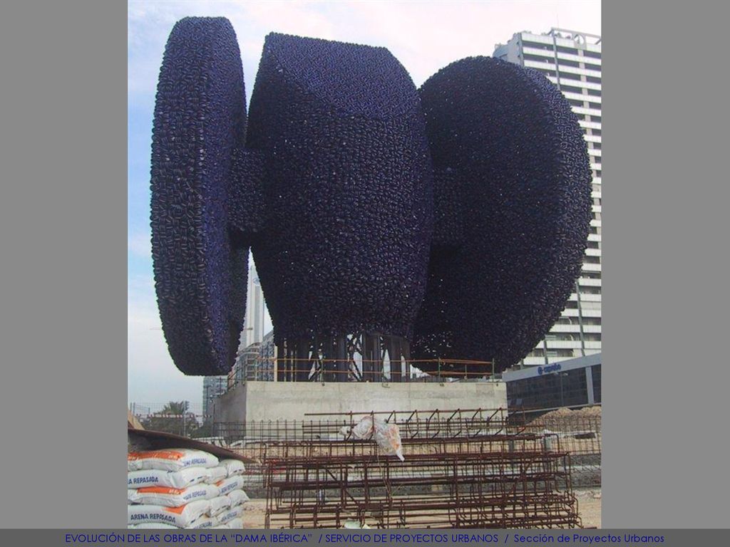 EVOLUCIÓN DE LAS OBRAS DE LA DAMA IBÉRICA / SERVICIO DE PROYECTOS URBANOS / Sección de Proyectos Urbanos