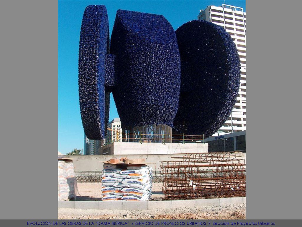 EVOLUCIÓN DE LAS OBRAS DE LA DAMA IBÉRICA / SERVICIO DE PROYECTOS URBANOS / Sección de Proyectos Urbanos