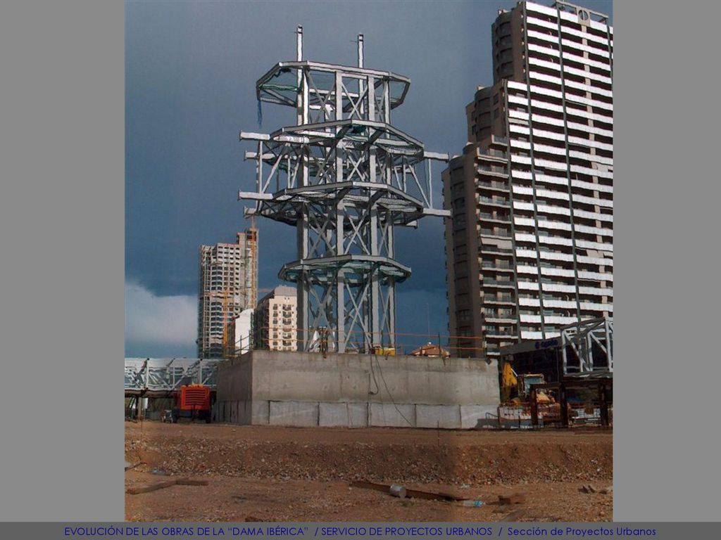 EVOLUCIÓN DE LAS OBRAS DE LA DAMA IBÉRICA / SERVICIO DE PROYECTOS URBANOS / Sección de Proyectos Urbanos