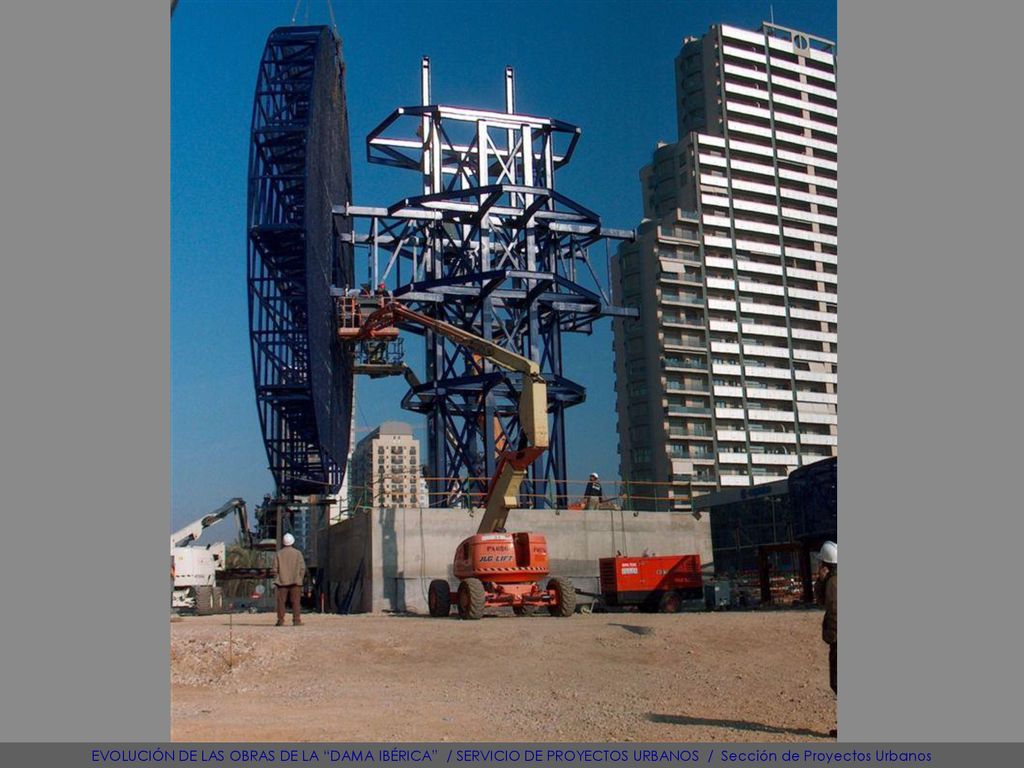 EVOLUCIÓN DE LAS OBRAS DE LA DAMA IBÉRICA / SERVICIO DE PROYECTOS URBANOS / Sección de Proyectos Urbanos