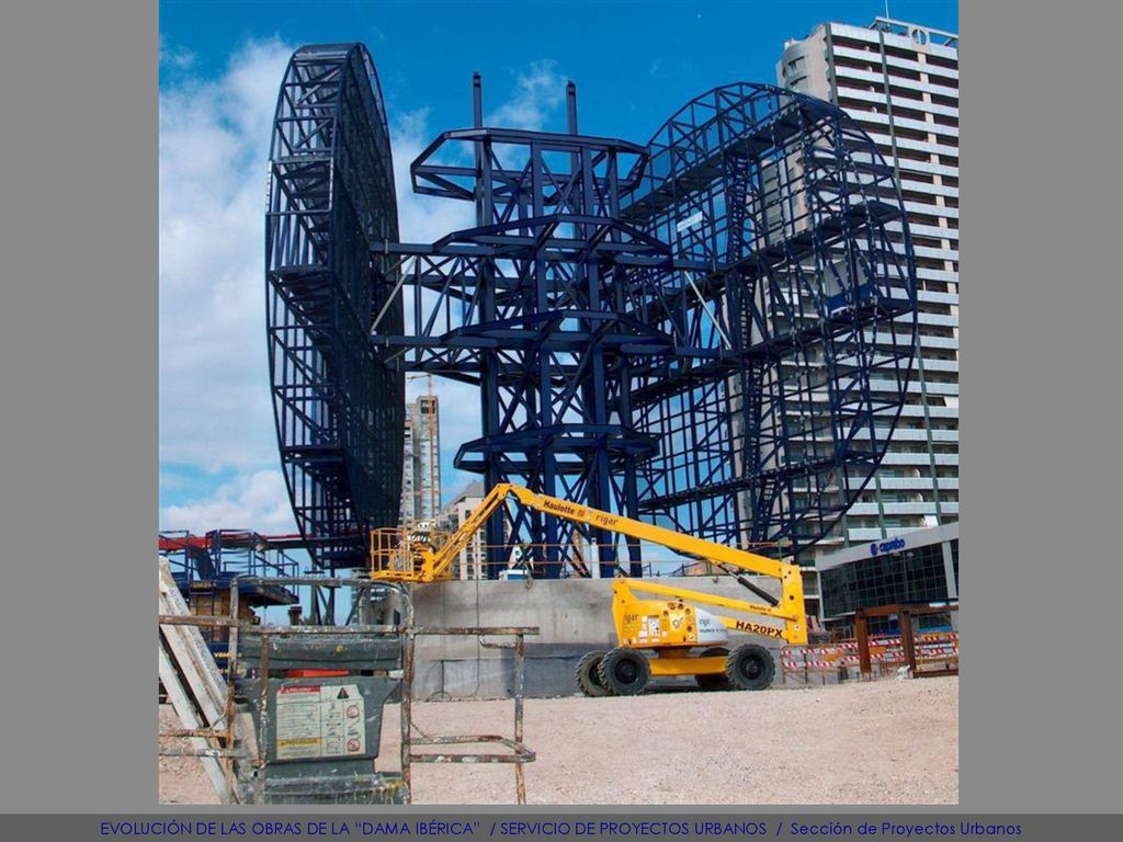 EVOLUCIÓN DE LAS OBRAS DE LA DAMA IBÉRICA / SERVICIO DE PROYECTOS URBANOS / Sección de Proyectos Urbanos