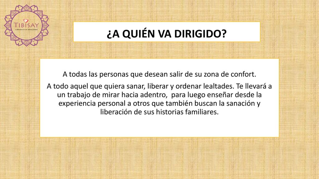 A todas las personas que desean salir de su zona de confort.