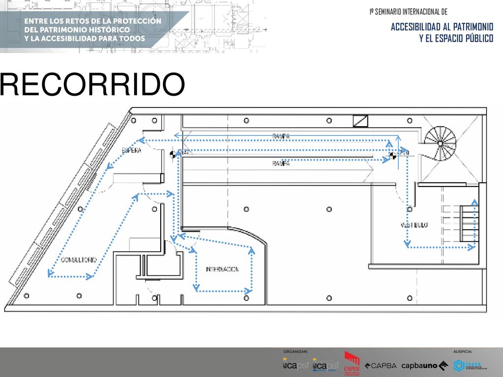RECORRIDO ACCESIBILIDAD AL PATRIMONIO Y EL ESPACIO PÚBLICO