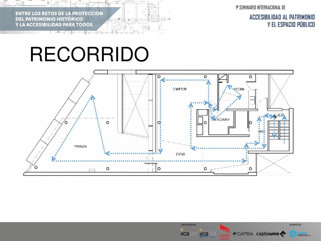 RECORRIDO ACCESIBILIDAD AL PATRIMONIO Y EL ESPACIO PÚBLICO