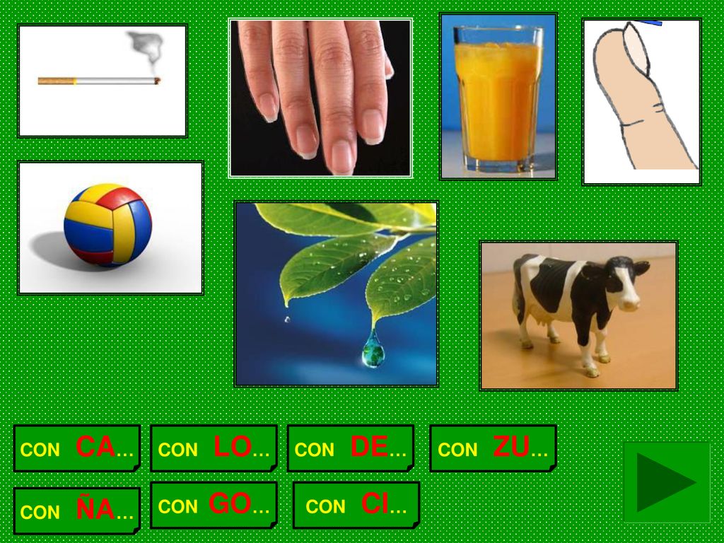 CON CA… CON LO… CON DE… CON ZU… CON GO… CON CI… CON ÑA…