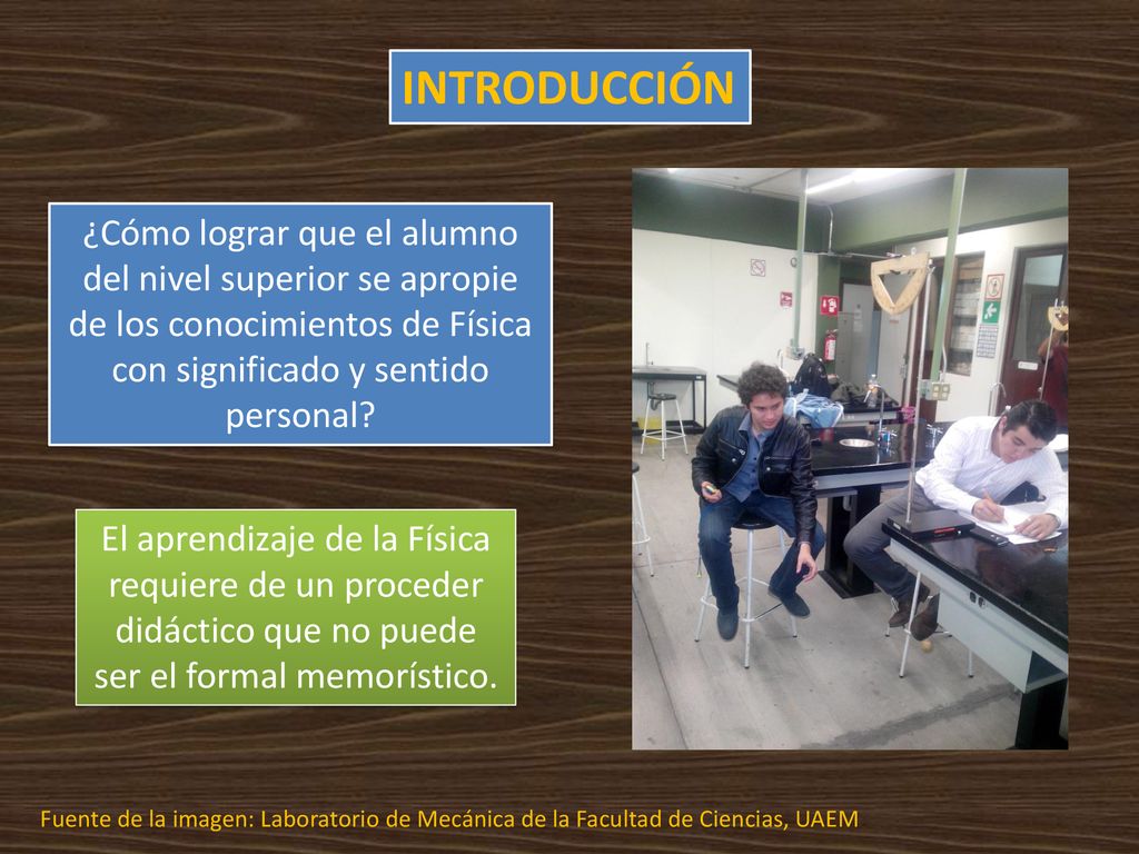 INTRODUCCIÓN ¿Cómo lograr que el alumno del nivel superior se apropie de los conocimientos de Física con significado y sentido personal
