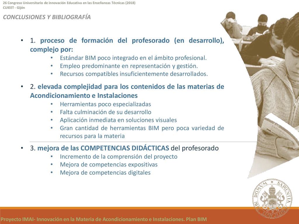 1. proceso de formación del profesorado (en desarrollo), complejo por: