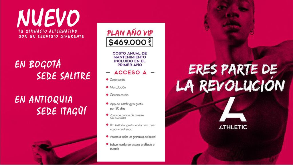NUEVO EN BOGOTÁ SEDE SALITRE EN ANTIOQUIA SEDE ITAGÜÍ