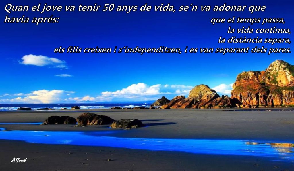 Quan el jove va tenir 50 anys de vida, se’n va adonar que