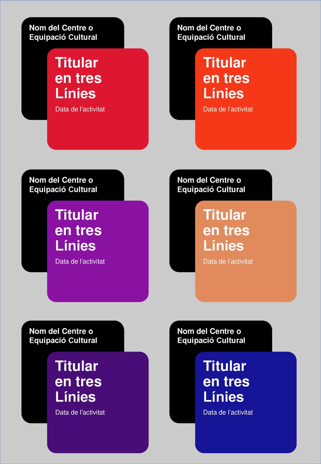 Titular en tres Línies Titular en tres Línies Titular en tres Línies