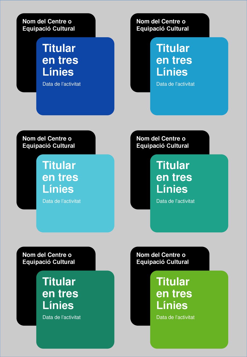 Titular en tres Línies Titular en tres Línies Titular en tres Línies