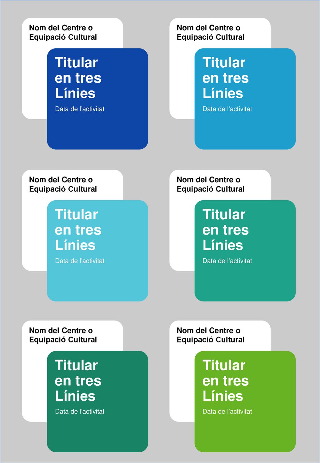 Titular en tres Línies Titular en tres Línies Titular en tres Línies