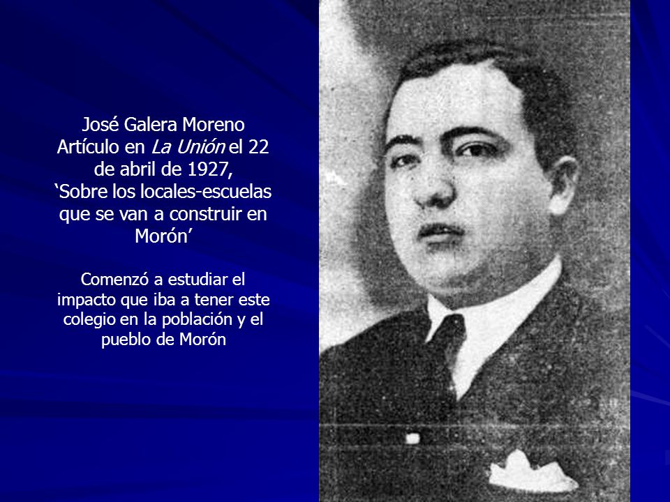 Artículo en La Unión el 22 de abril de 1927,