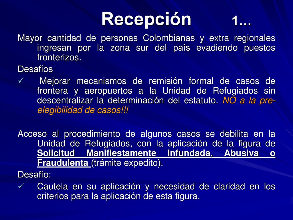 Recepción 1… Mayor cantidad de personas Colombianas y extra regionales ingresan por la zona sur del país evadiendo puestos fronterizos.