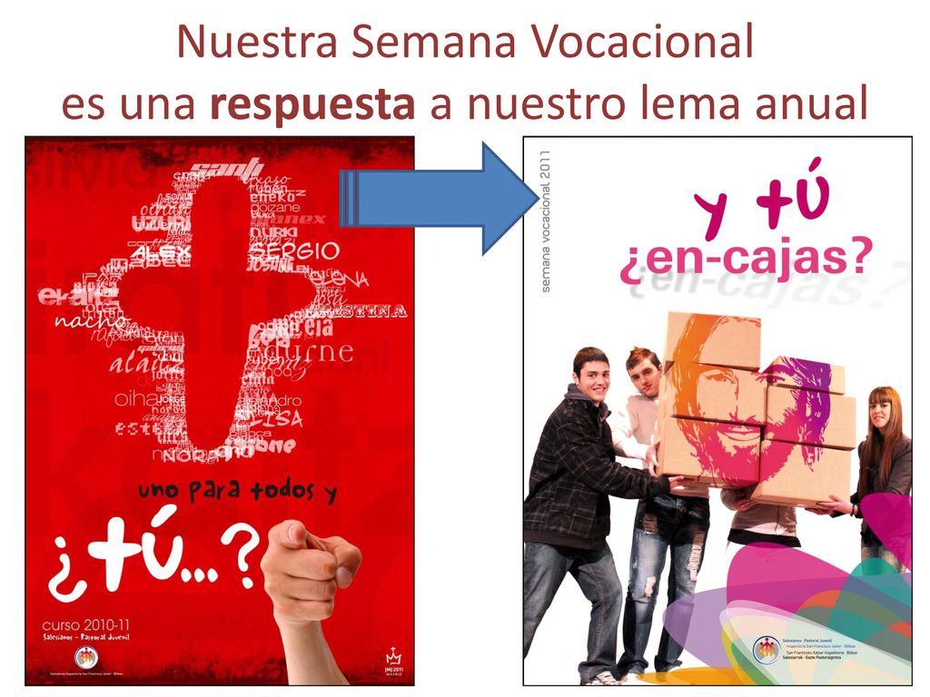 Nuestra Semana Vocacional es una respuesta a nuestro lema anual