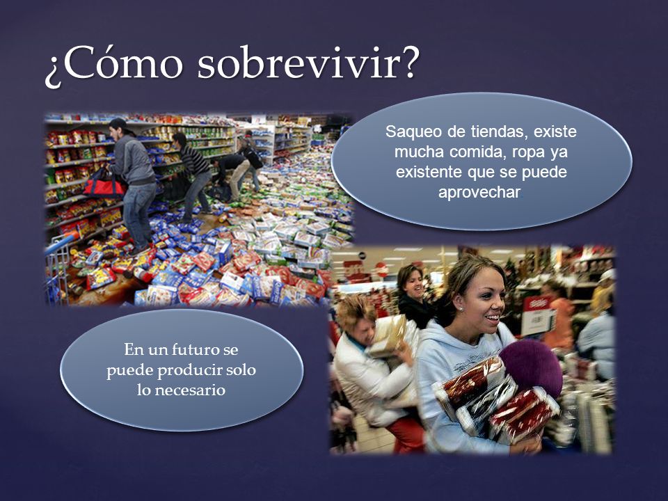 En un futuro se puede producir solo lo necesario