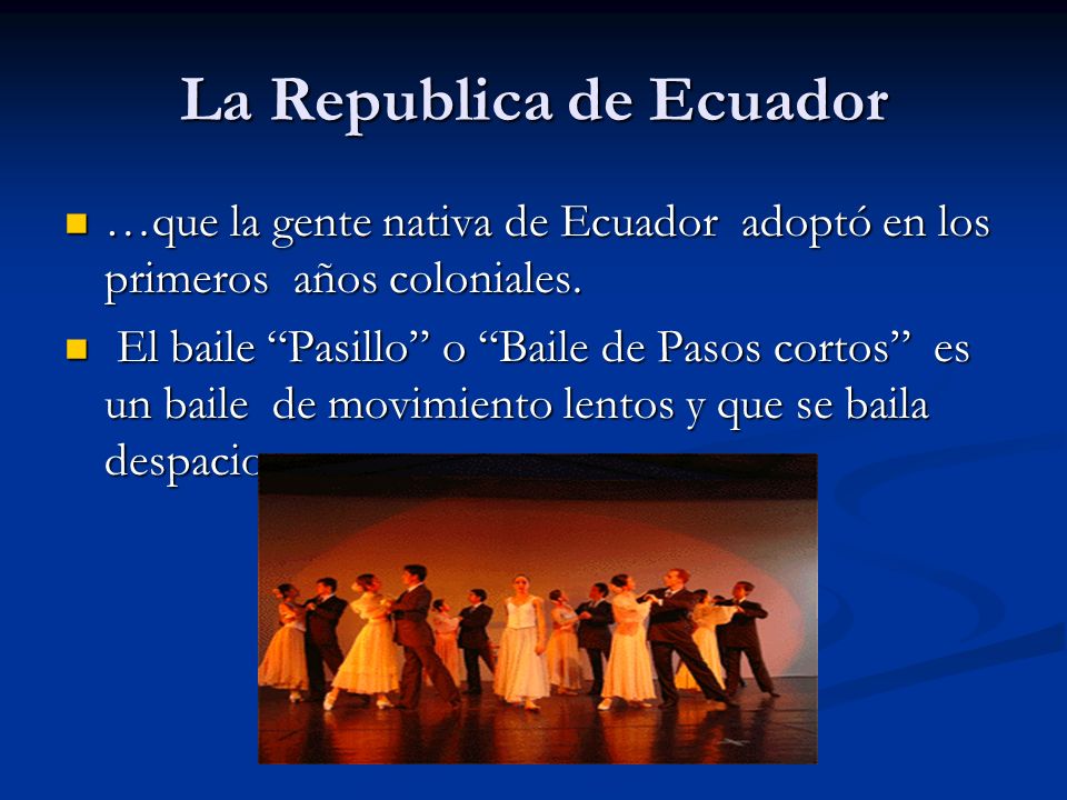 La Republica de Ecuador