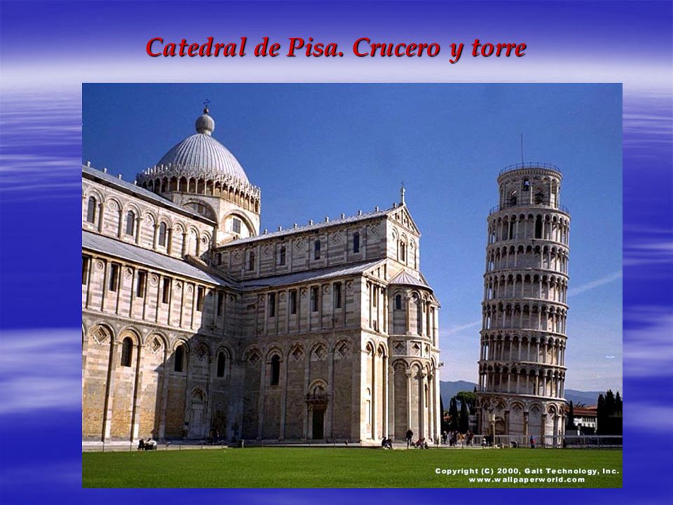Catedral de Pisa. Crucero y torre