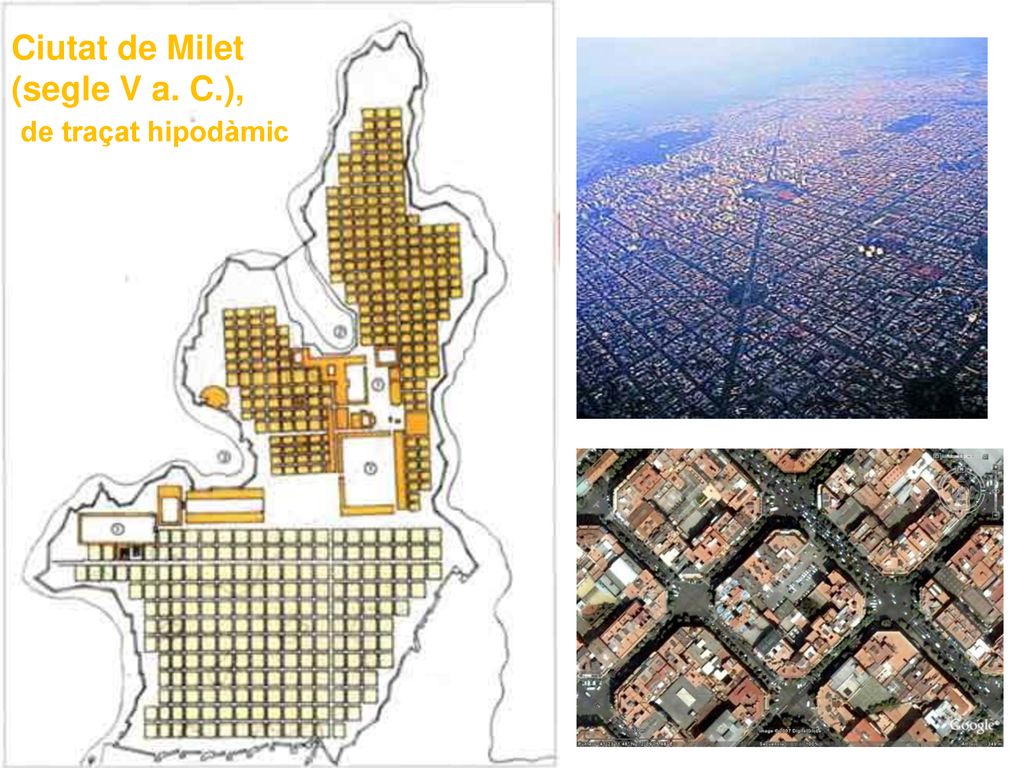 Ciutat de Milet (segle V a. C.), de traçat hipodàmic