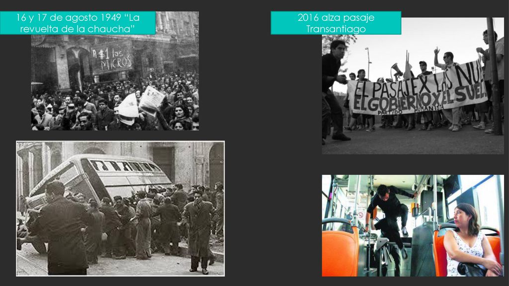 16 y 17 de agosto 1949 La revuelta de la chaucha