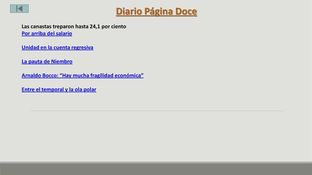 Diario Página Doce Las canastas treparon hasta 24,1 por ciento