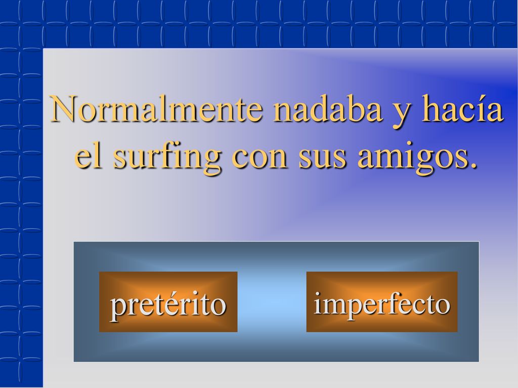 Normalmente nadaba y hacía el surfing con sus amigos.
