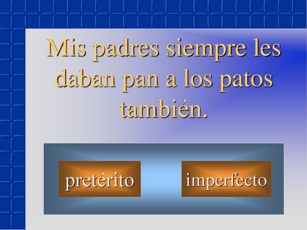 Mis padres siempre les daban pan a los patos también.