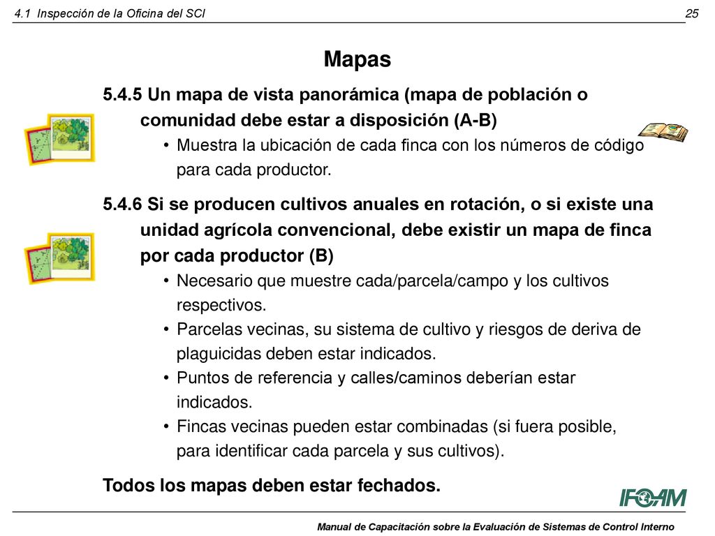 Mapas Un mapa de vista panorámica (mapa de población o comunidad debe estar a disposición (A-B)