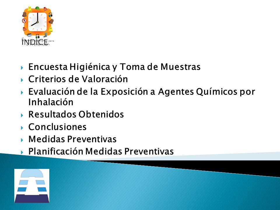 Encuesta Higiénica y Toma de Muestras Criterios de Valoración