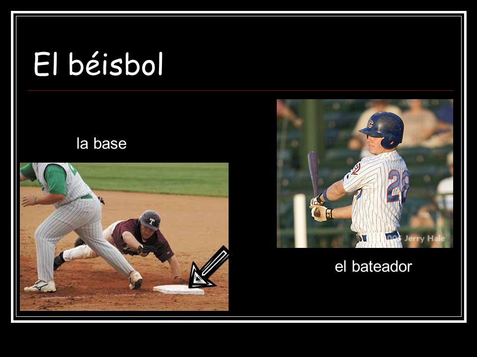 El béisbol la base el bateador