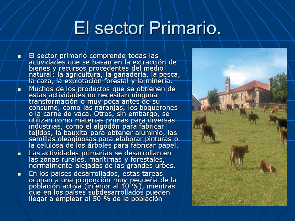 El sector Primario.