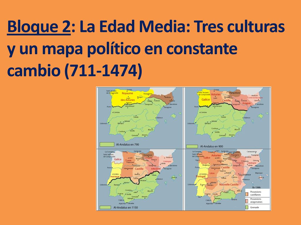 Bloque 2: La Edad Media: Tres culturas y un mapa político en constante cambio ( )