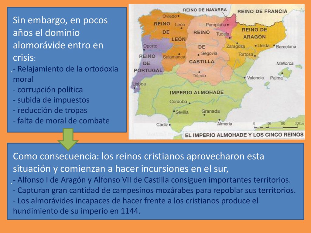 Sin embargo, en pocos años el dominio alomorávide entro en crisis: