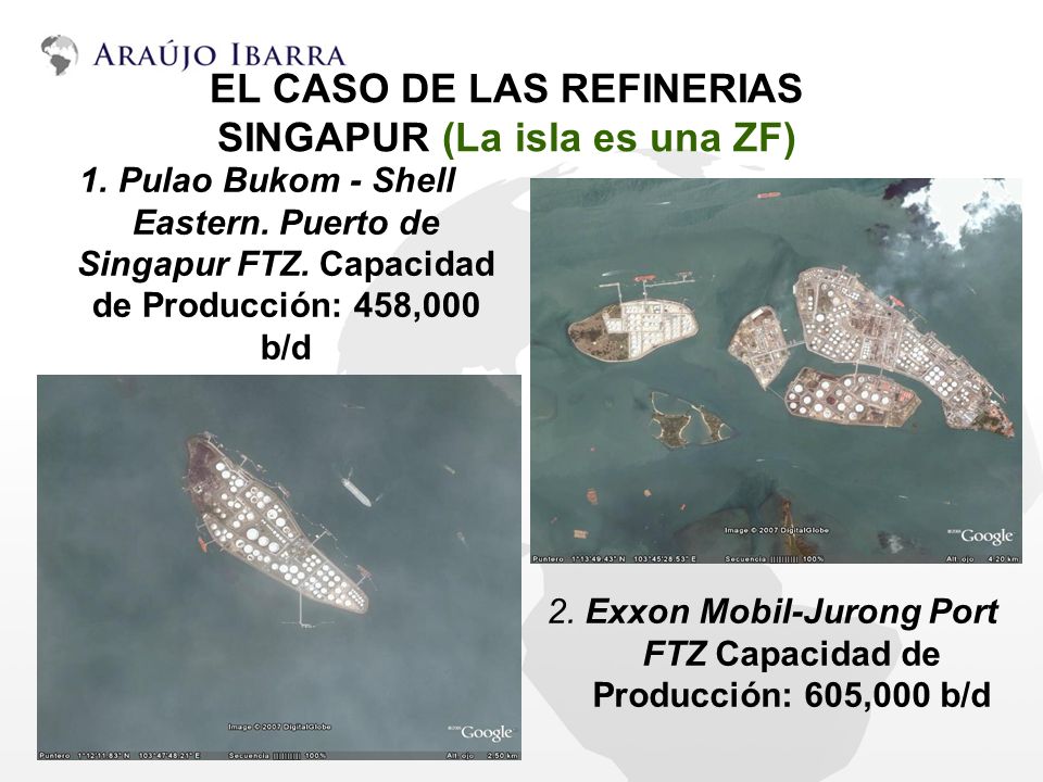 EL CASO DE LAS REFINERIAS SINGAPUR (La isla es una ZF)