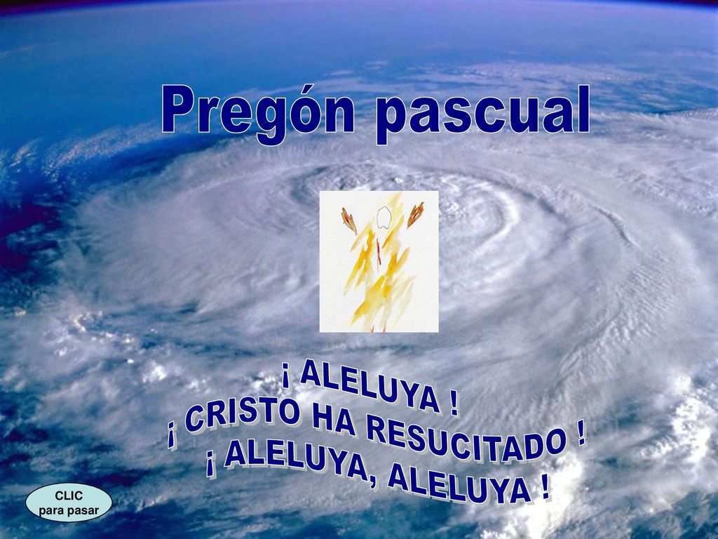 ¡ ALELUYA ! ¡ CRISTO HA RESUCITADO ! ¡ ALELUYA, ALELUYA !