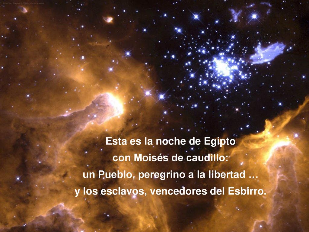 Esta es la noche de Egipto con Moisés de caudillo: