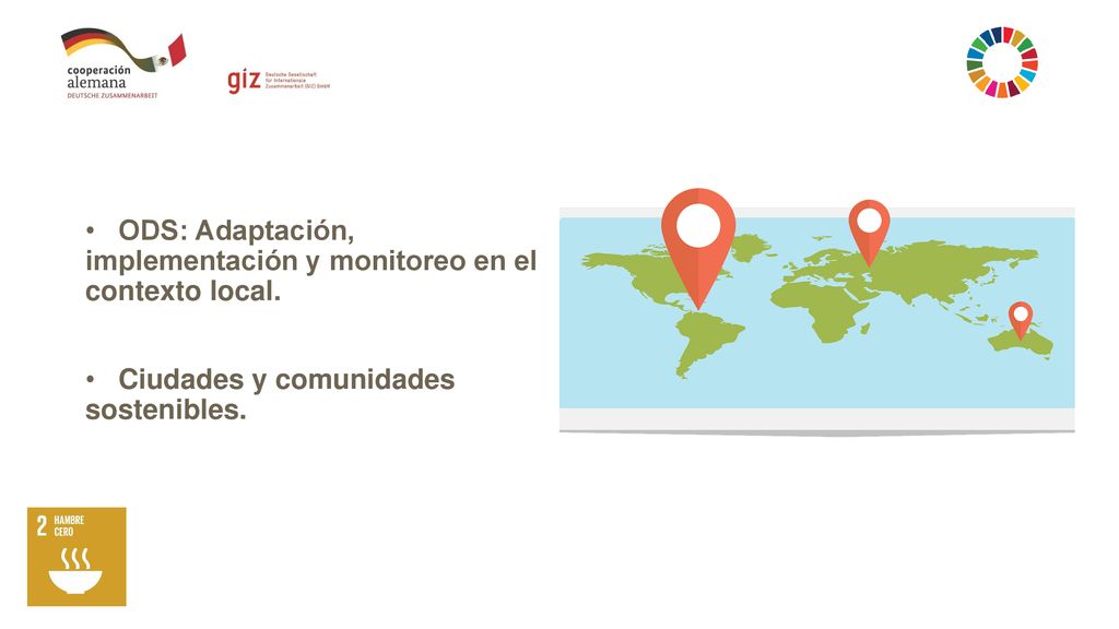 ODS: Adaptación, implementación y monitoreo en el contexto local.
