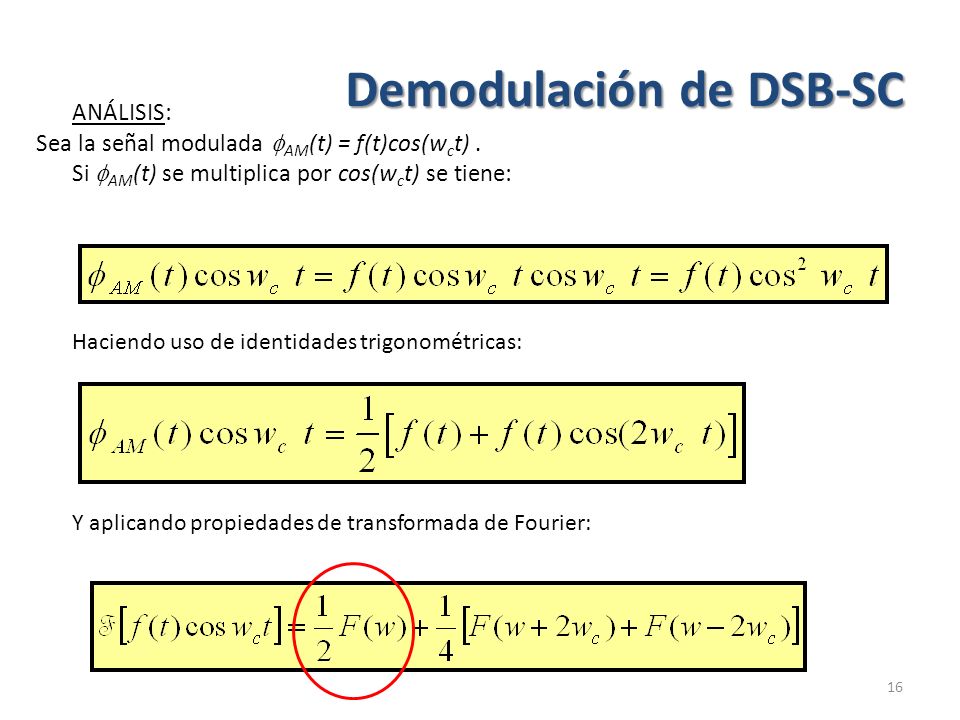 Demodulación de DSB-SC