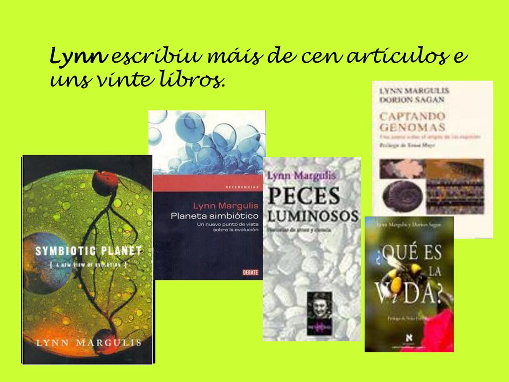 Lynn escribiu máis de cen artículos e uns vinte libros.